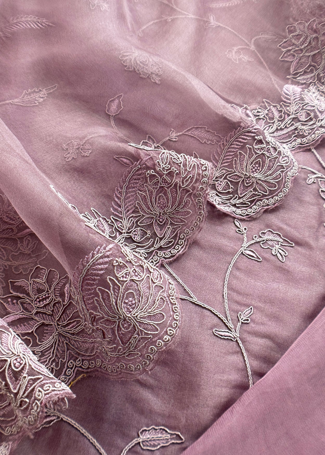 Premium quality kora silk unstitched suit with dupatta