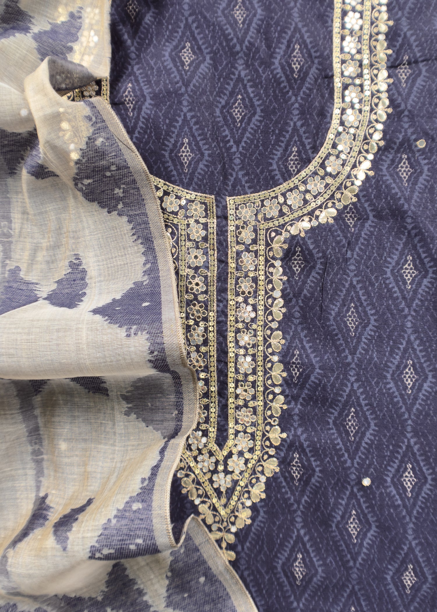 Office wear jamdani suit for online