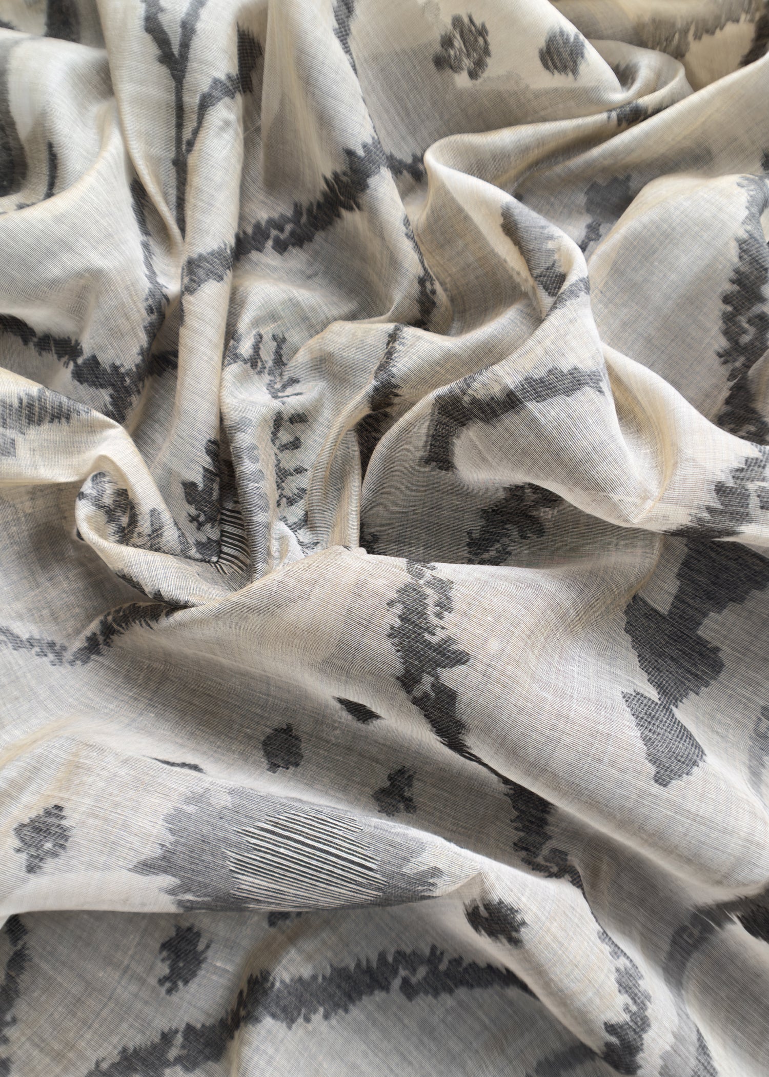 Chanderi suit fabric with jamdani dupatta