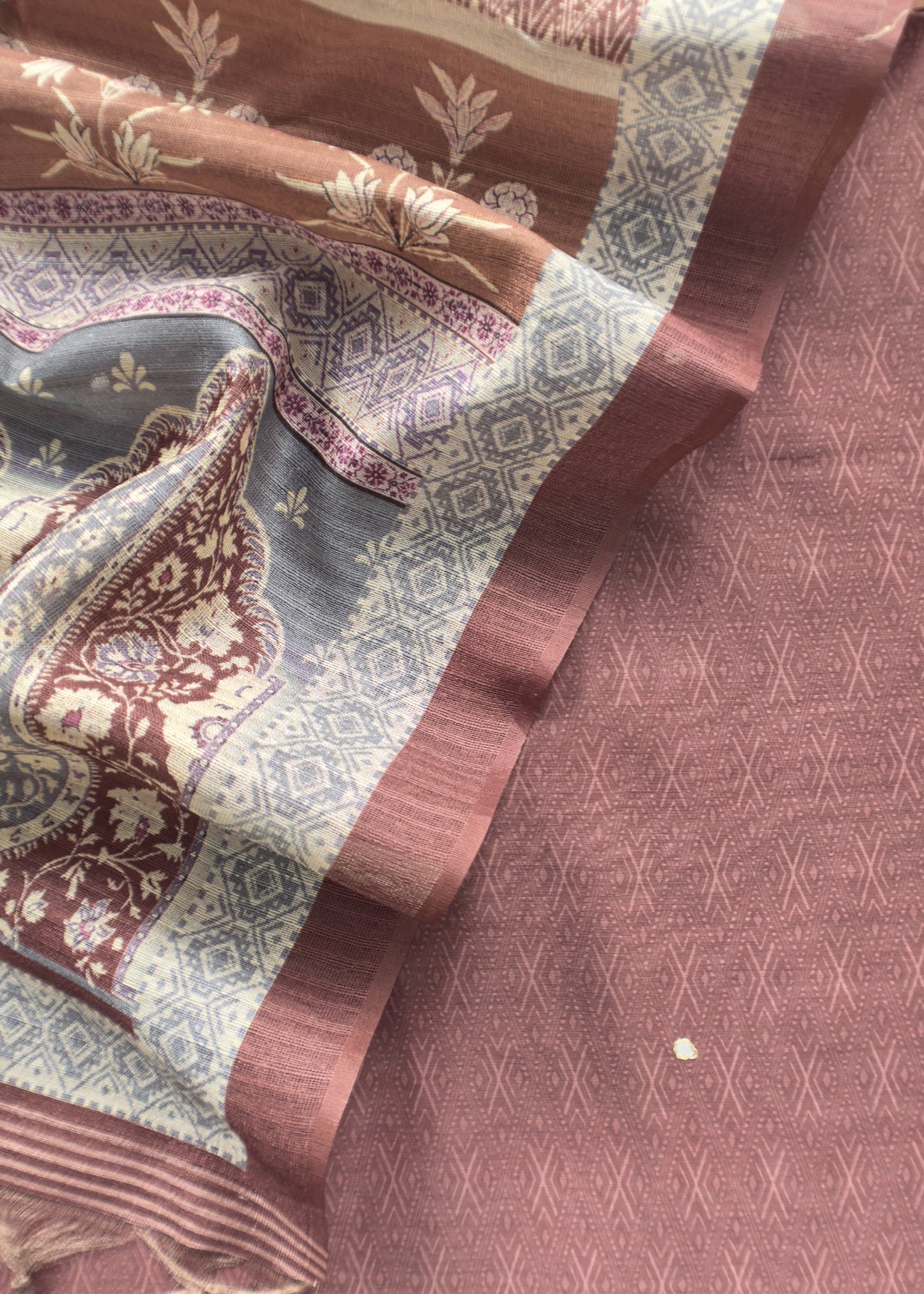 chanderi suit with dupatta