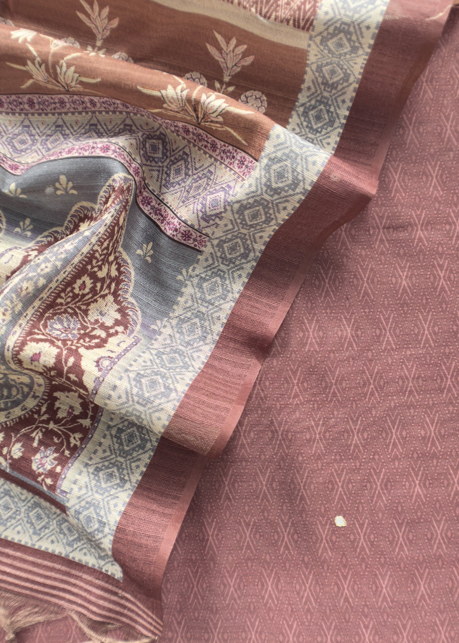 chanderi suit with dupatta