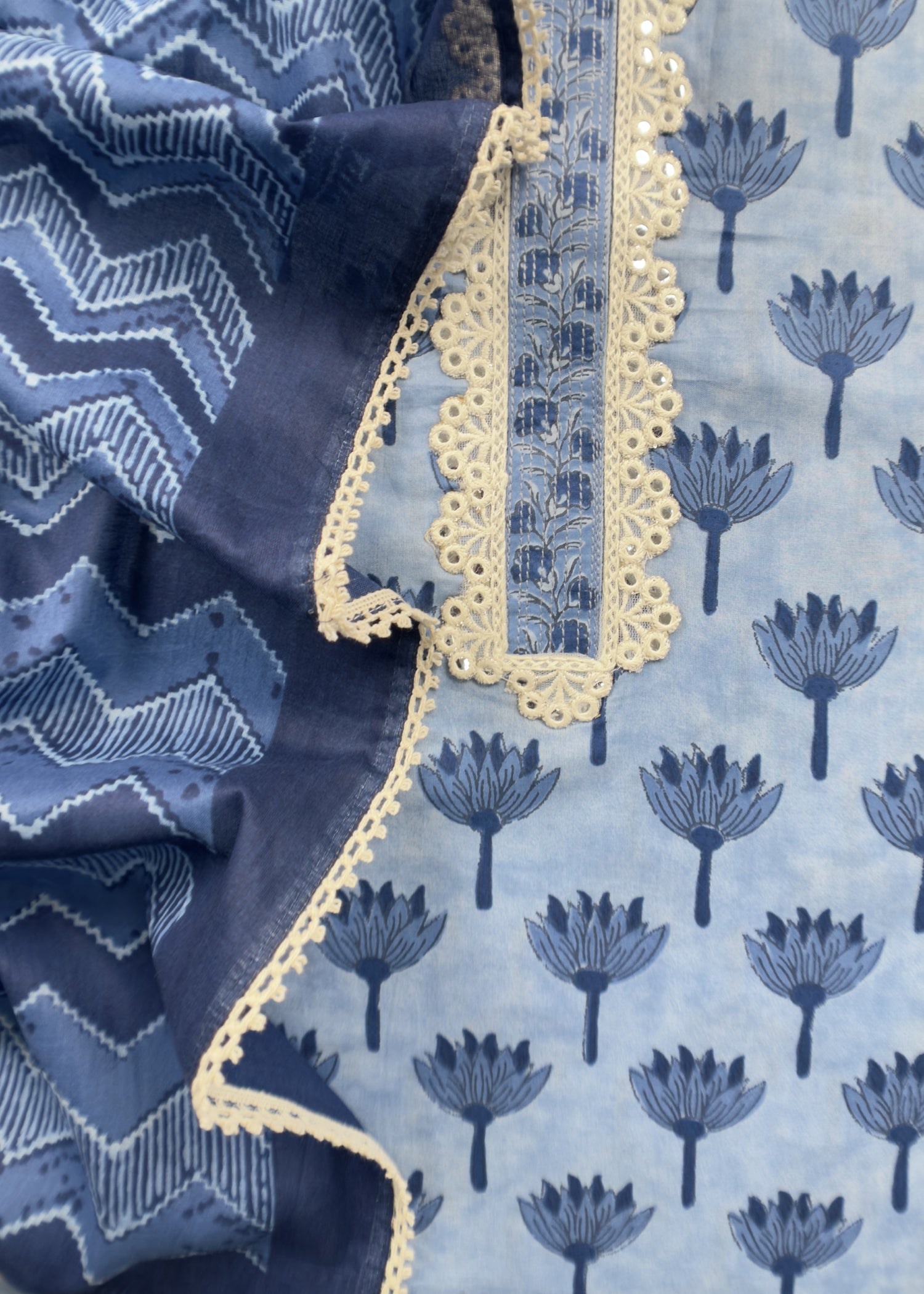 summer cotton suit
