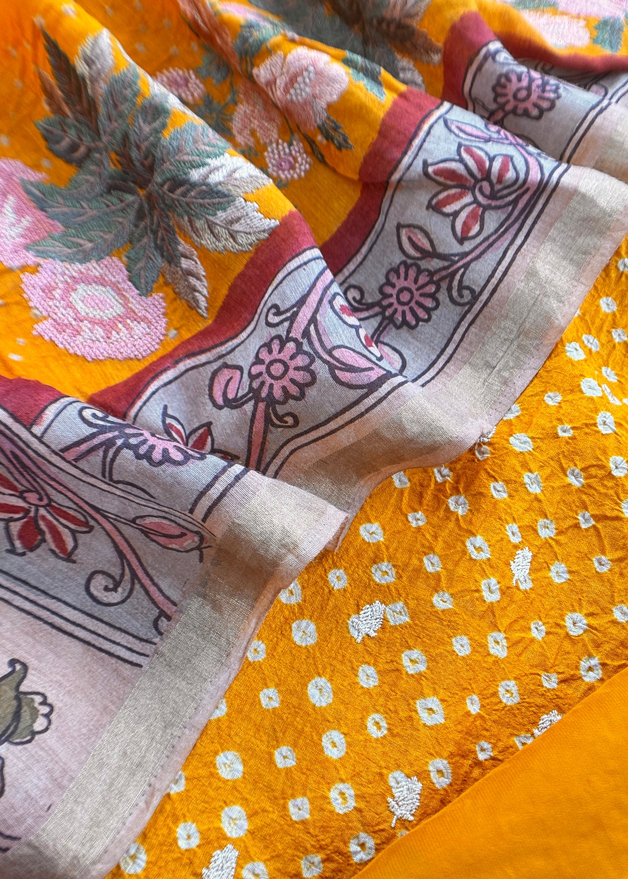 buy unstitched tussar suit set