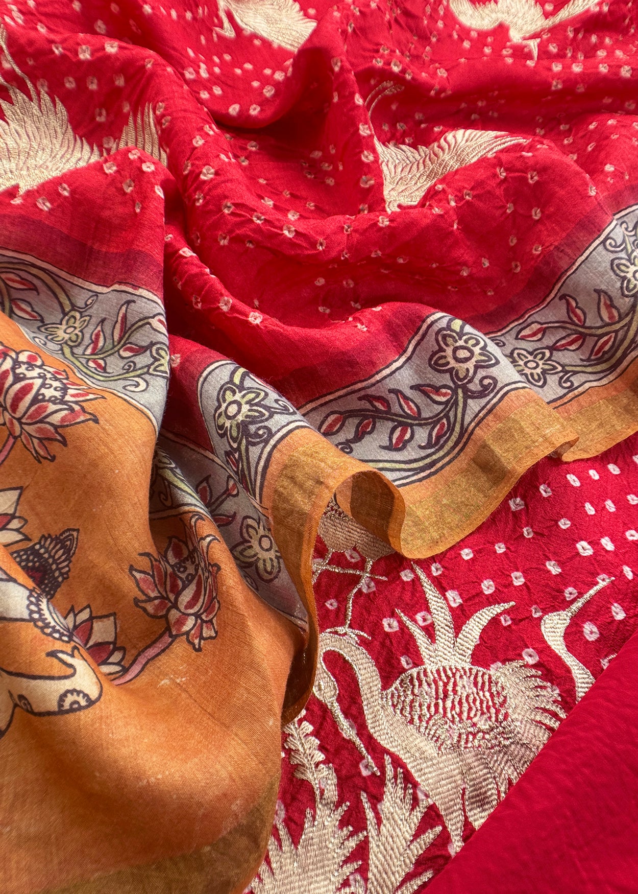 buy unstitched tussar suit set