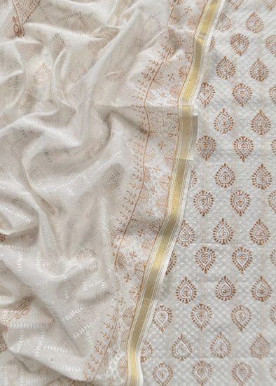 Cotton Unstiched Suit Cotton Dupatta