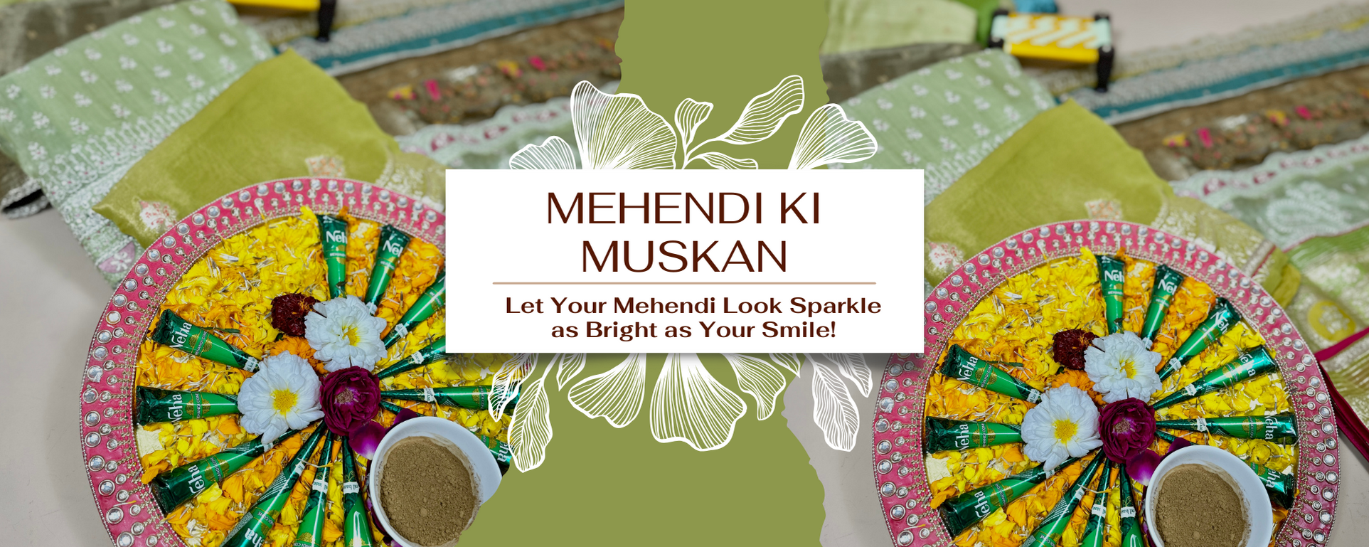 Mehendi Suits Fabric