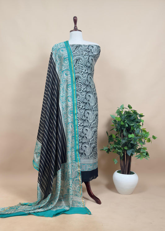 Summer wear maheshwari suit with dupatta