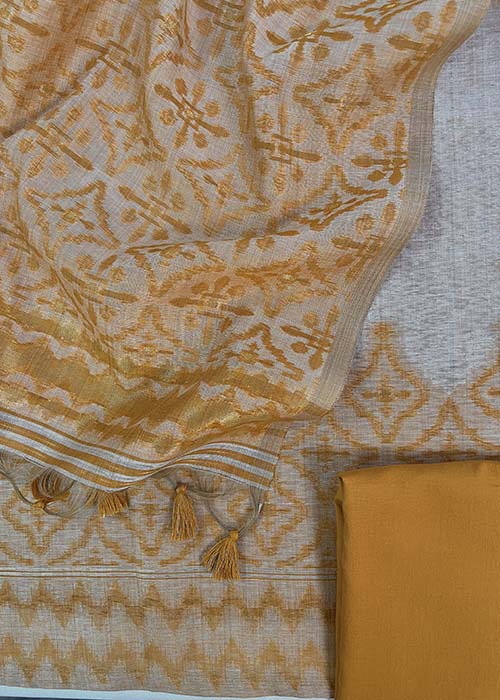 handwoven maheshwari suit