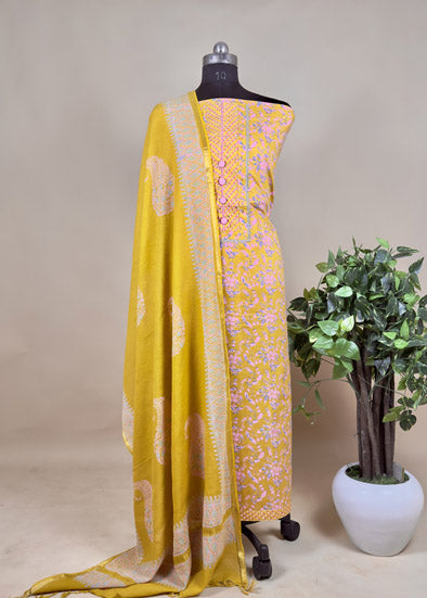 Cotton Suit With Dupatta