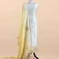 Tissue silk unstitched suit with kora silk dupatta