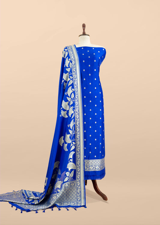 Buy wedding wear suit in munga silk fabric

