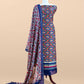 Blue Patola Maheshwari Silk Suit Set