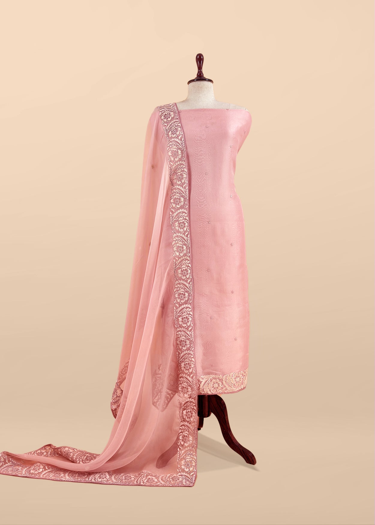 Buy Designer Organza Suit In Premium Quality

