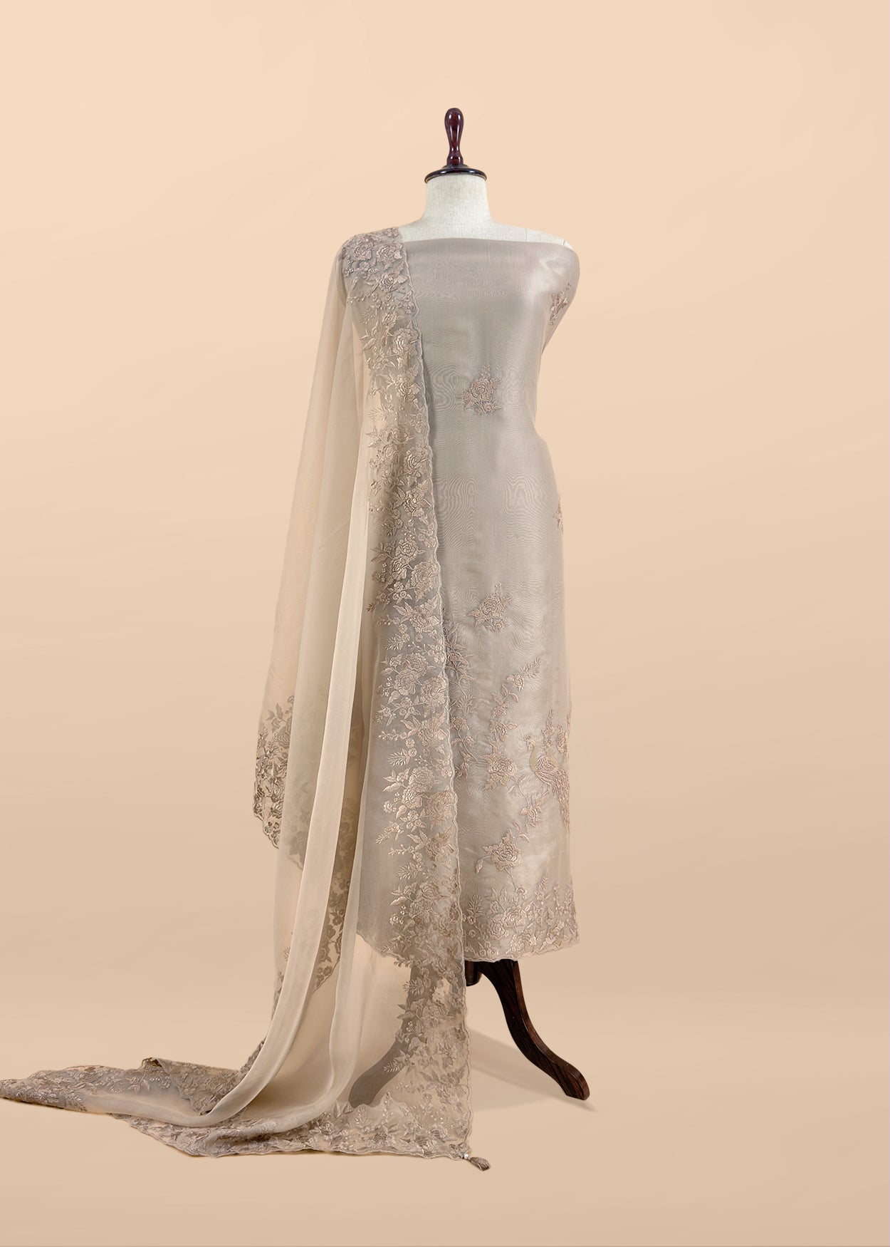 Buy best wedding wear organza suit for women

