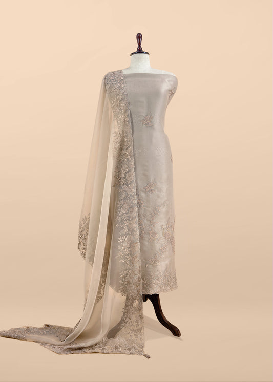 Buy best wedding wear organza suit for women

