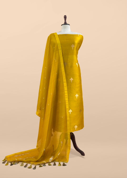 Shop designer kora silk suit for party and wedding celebration


