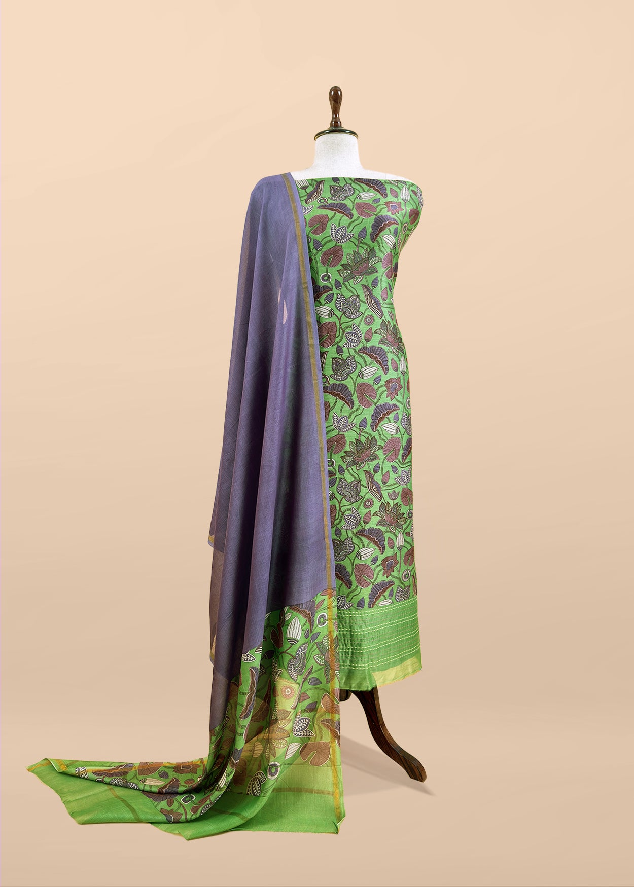 Maheshwari unstitched suit set at the best price

