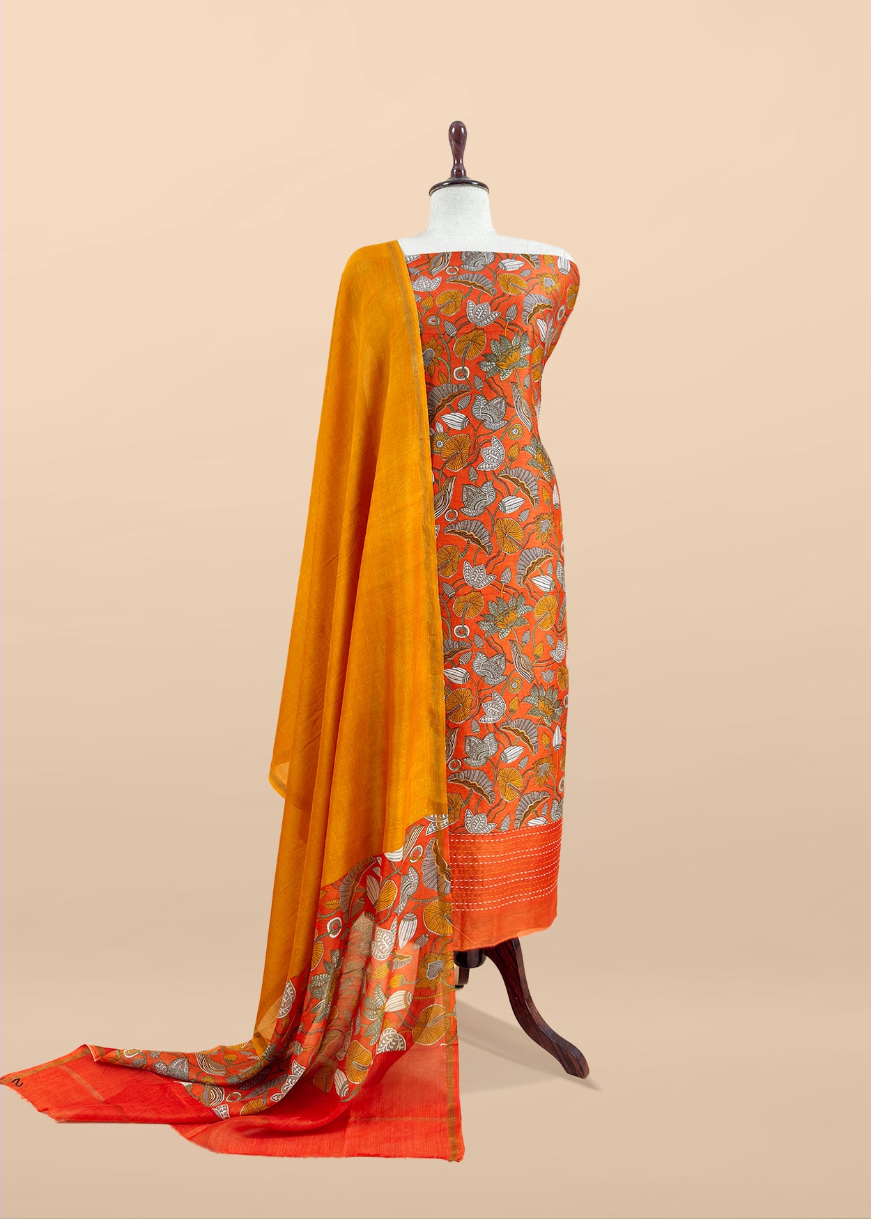 Maheshwari unstitched suit set at the best price

