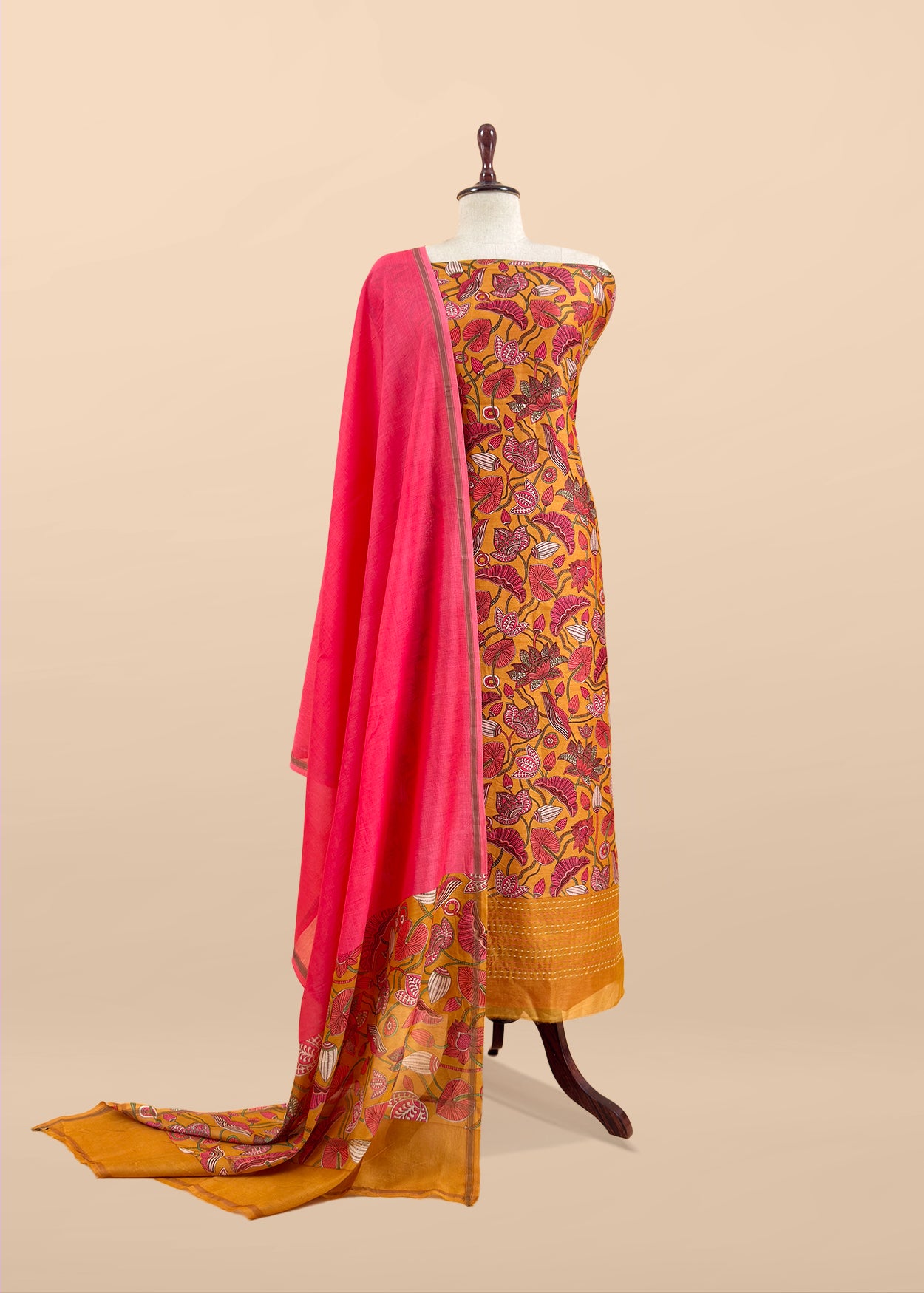 Maheshwari unstitched suit set at the best price

