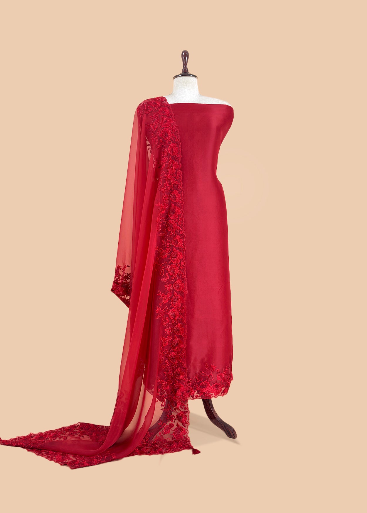 Buy best wedding wear organza suit for women

