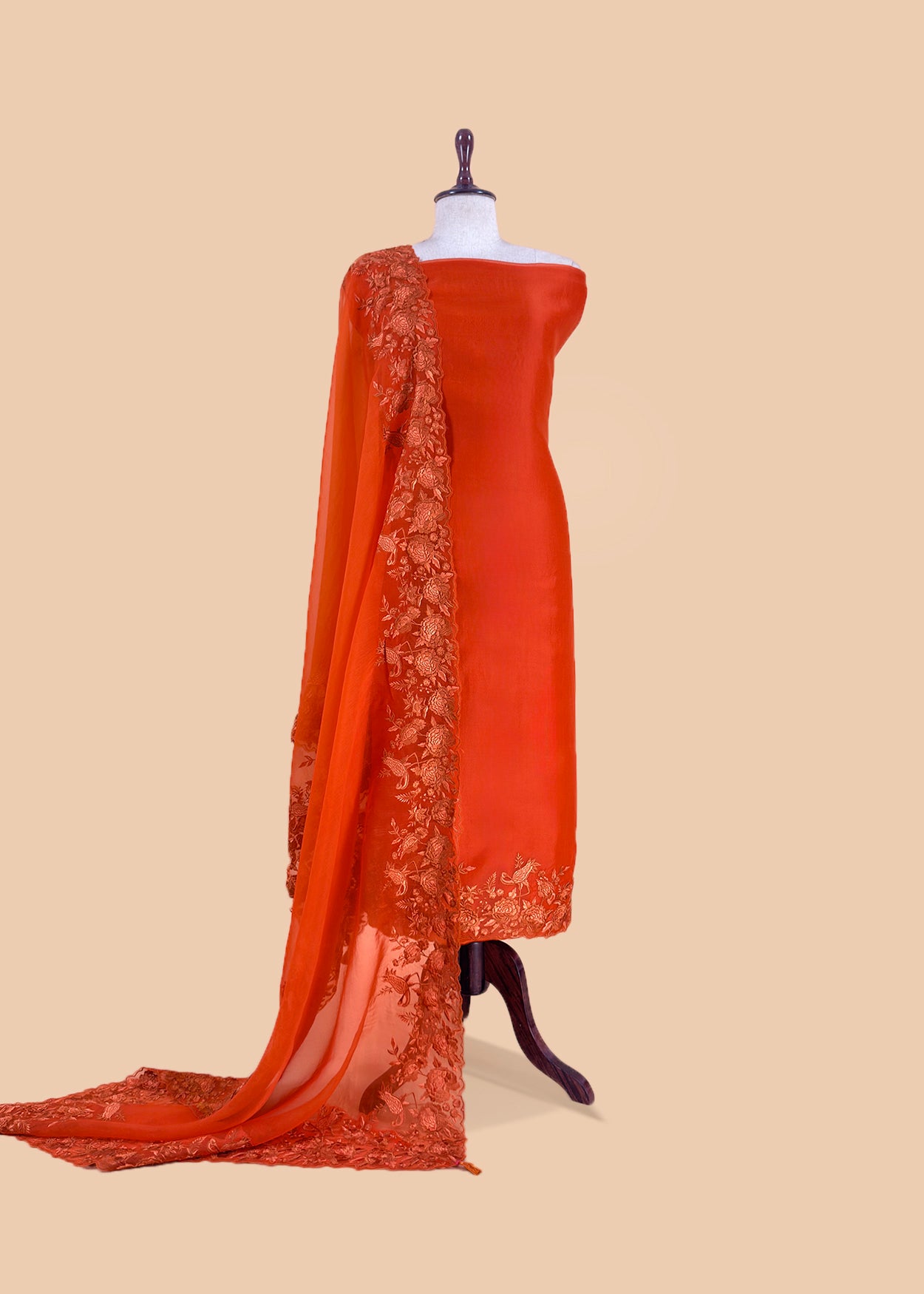 Buy best wedding wear organza suit for women

