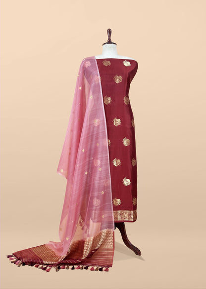 Buy party wear silk suit for women