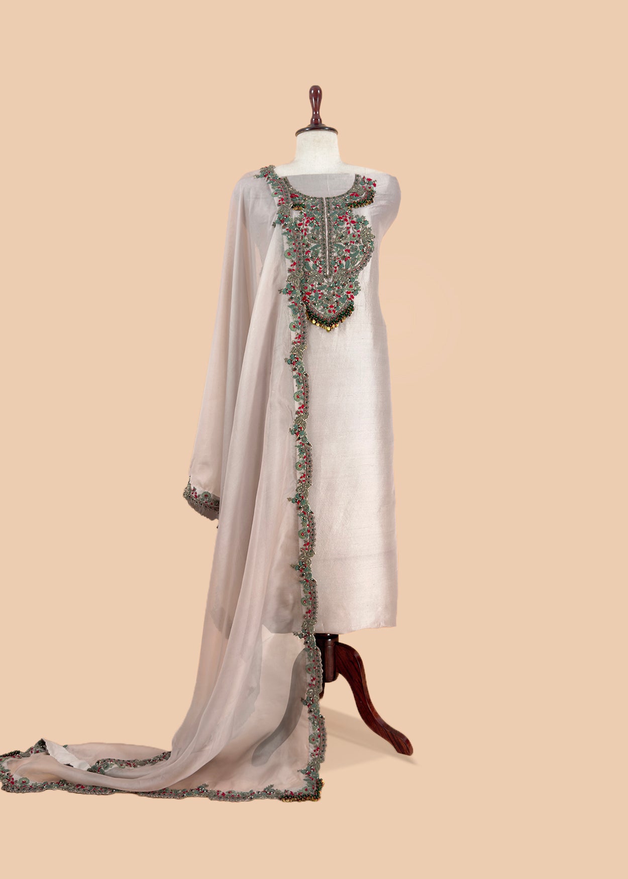 Buy wedding wear suit in silk fabric

