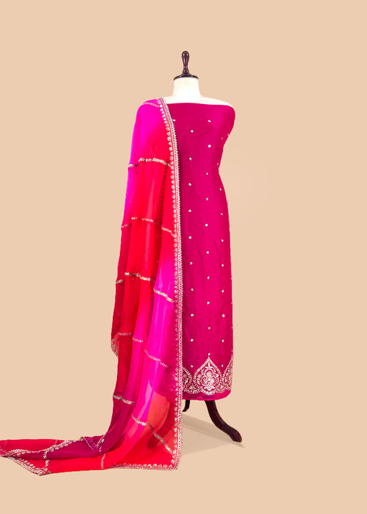 buy designer wedding wear kora silk suits

