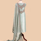 Trending and designer silk suit set for women

