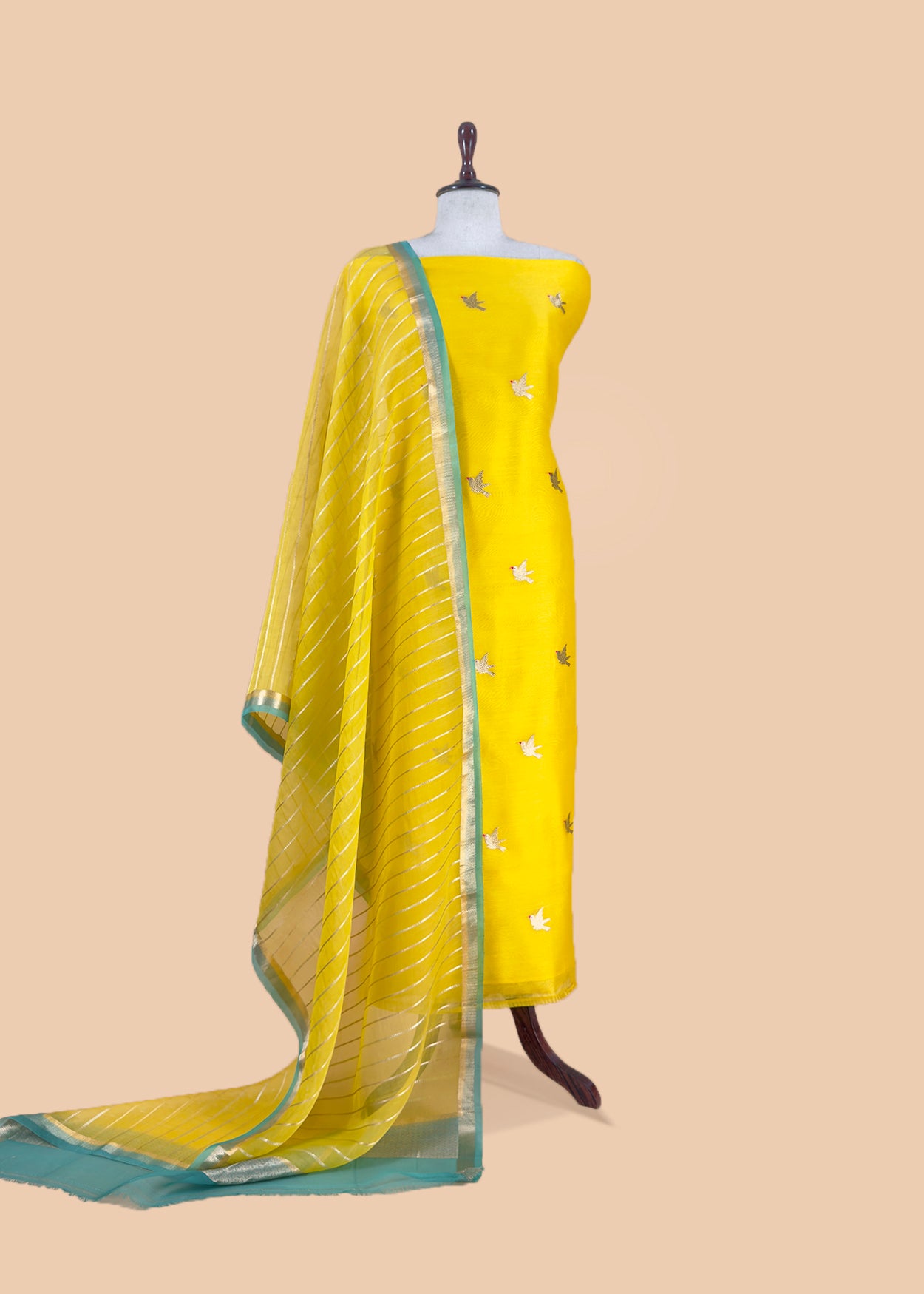 buy designer wedding wear kora silk suits

