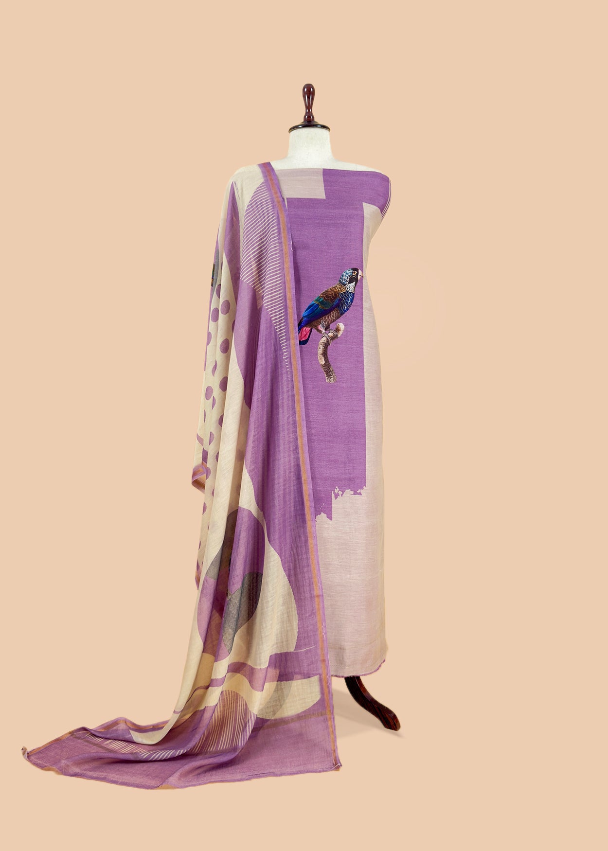 buy mul chanderi suit at the best price


