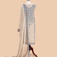 Summer wear mulmul unstitched suit with dupatta

