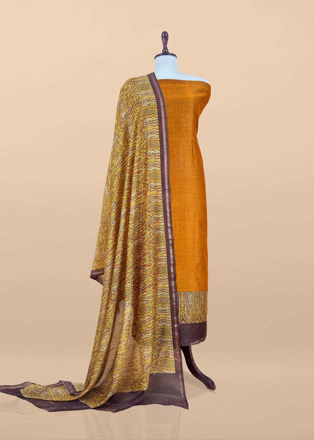 Maheshwari unstitched suit set at the best price

