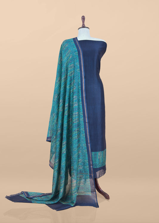 Maheshwari unstitched suit set at the best price

