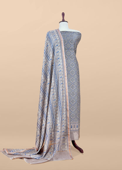 Maheshwari unstitched suit set at the best price

