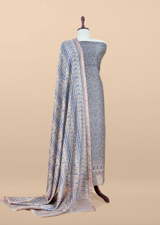 Maheshwari unstitched suit set at the best price

