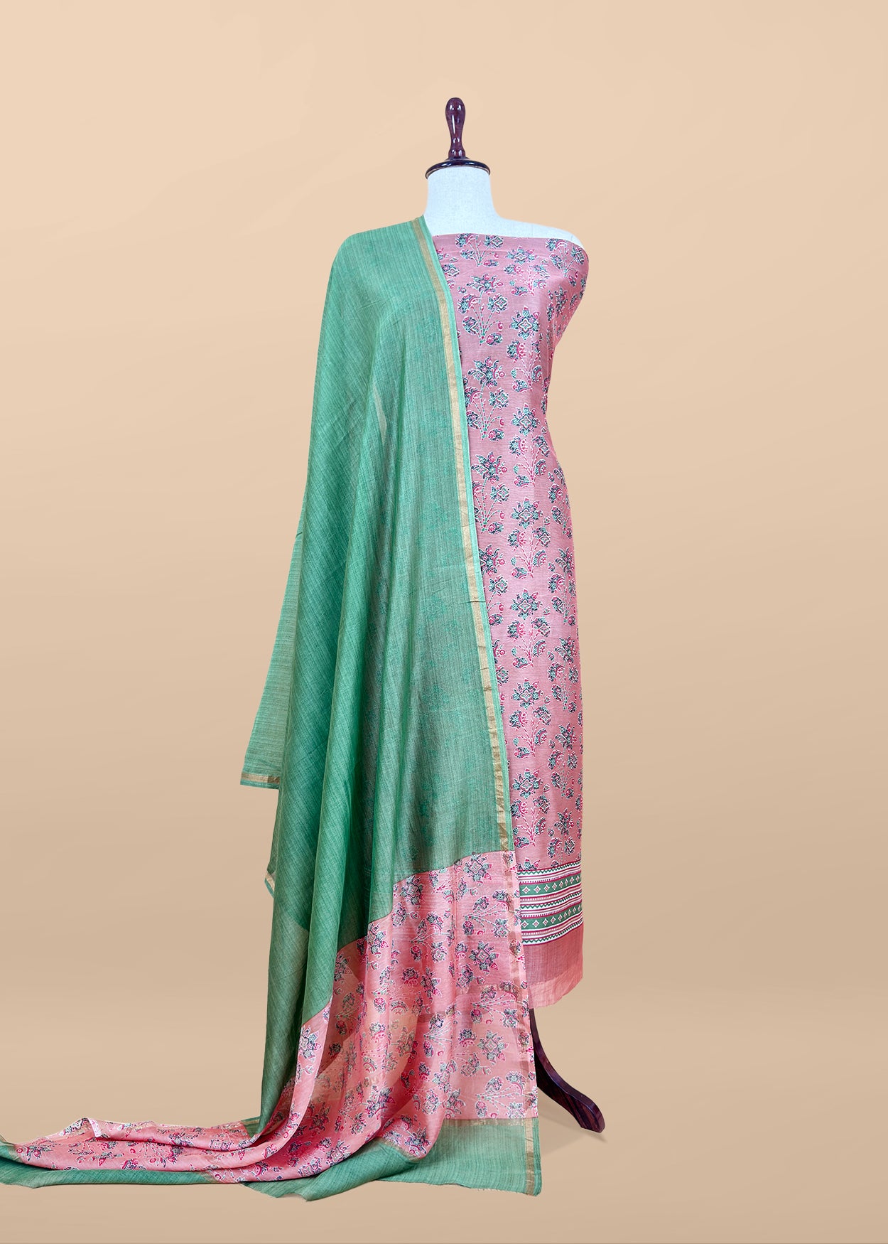 Maheshwari unstitched suit set at the best price

