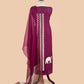 silk suit with kora silk dupatta

