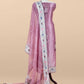 Pink Dregs Pure Tissue Silk Suit in Paithani Weaving
