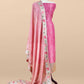 Pink Unstitched Pure Tissue Silk Suit With Paithani Weaving