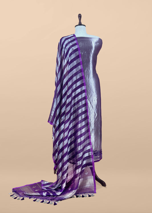 Tissue unstitched suit set at the best price

