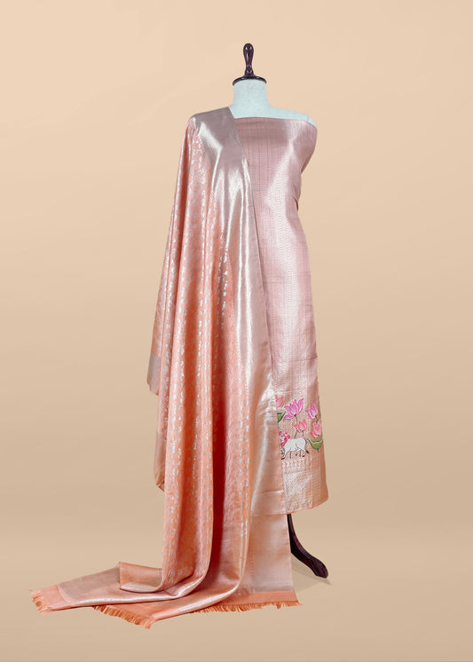 Buy party wear kanjeevaram silk suit for women

