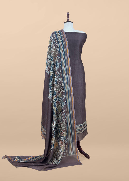 Summer wear maheshwari suit with dupatta

