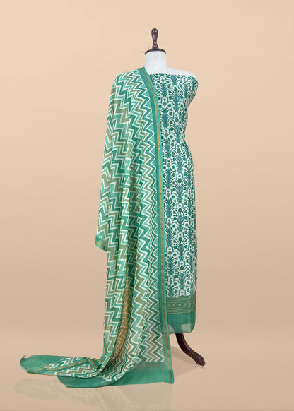 Maheshwari unstitched suit set at the best price


