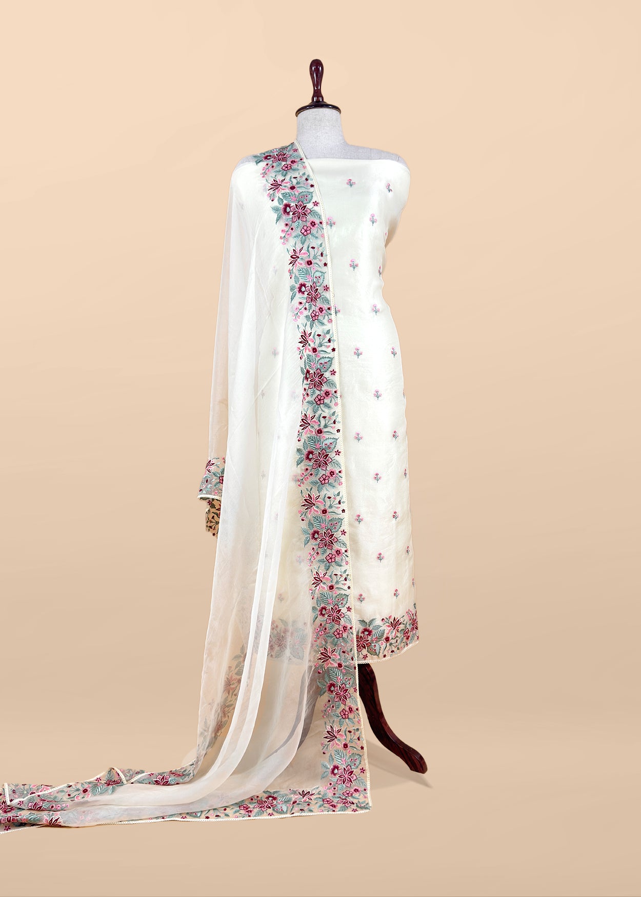 Shop designer organza suit for party and wedding celebration

