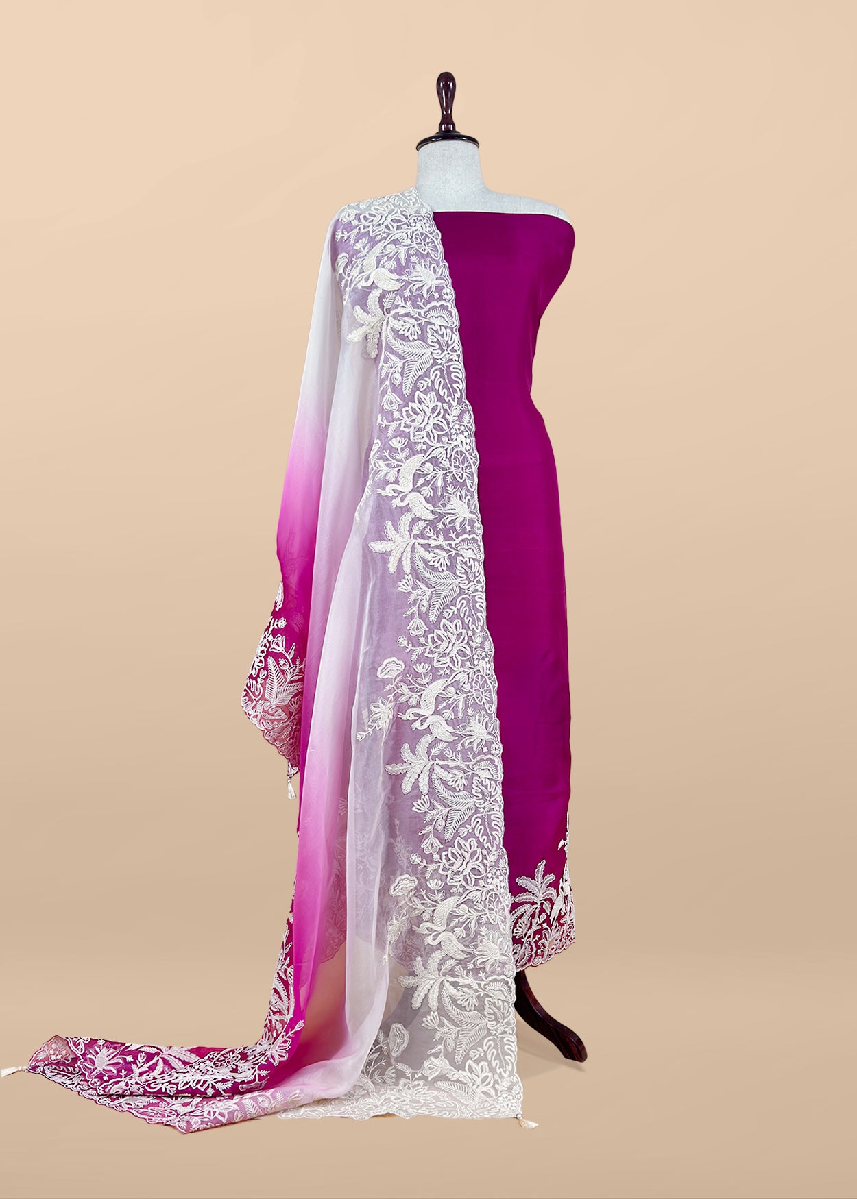 Shop designer organza suit for party and wedding celebration

