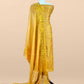 Indian traditional wear organza unstitched suit fabric


