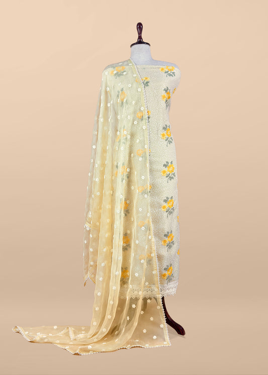 Shop designer organza suit for party and wedding celebration

