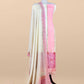 pure banarasi khaddi georgette suit with handbrush paint

