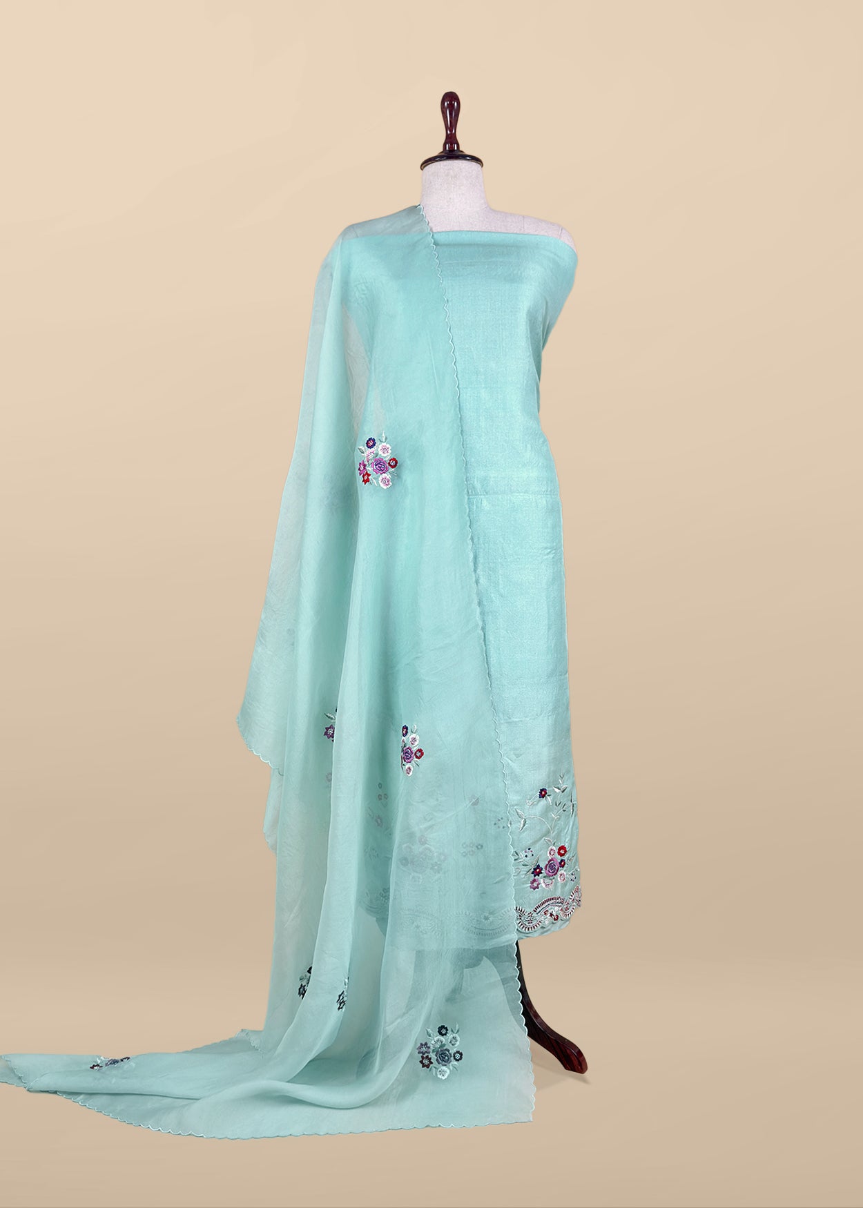 Indian ethnic wear handloom silk suits for women

